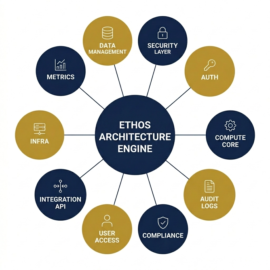 Ethos Architecture Engine: 10 Pillars powering the core LLM